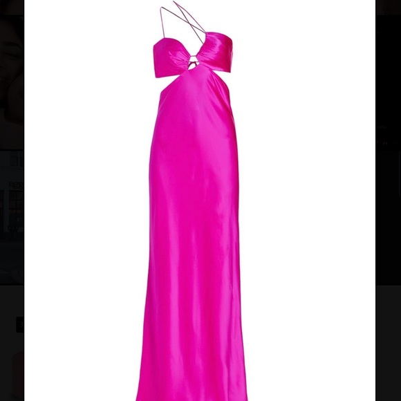 Assymeyrical pink backless gown! Stunning! Stunning! Stunning! - Picture 4 of 7